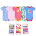 Short Sleeve Cotton Printed Jumpsuit Knitted Baby Rompers Casual Soft Cute Button for 0-24 Months Baby Clothes