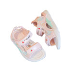 2025 Summer Girls' Soft-Sole Princess Style Sandals Cartoon Design Baby Shoes Mesh Lining for Beach Wear Featuring Toe Exposure - Image 4