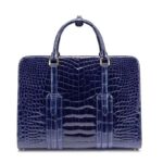 Luxury Designer High Quality Handmade Real Alligator Skin Genuine Crocodile Leather Briefcase and Men Business Bag - Image 4